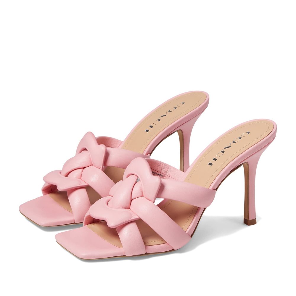COACH KELLIE LEATHER SANDAL BEECHWOOD 6 B (M) - Picture 5 of 6